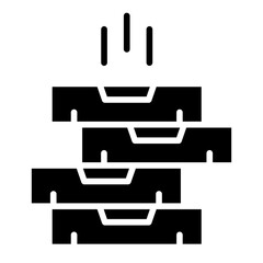 Fototapeta premium Pizza Icon