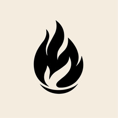 Vector fire flame icon illustration design symbol
