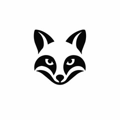 Obraz premium Cute cartoon red fox head vector illustration isolated