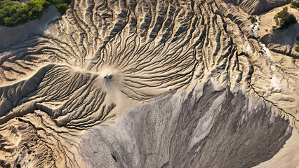 Buzău's Boiling Mud Volcanoes. 
This photo provides a glimpse into this extraordinary geological phenomenon, where the Earth seems to be constantly in motion.