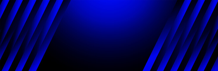 Modern abstract dark blue background with diagonal lines for text. Vector illustration