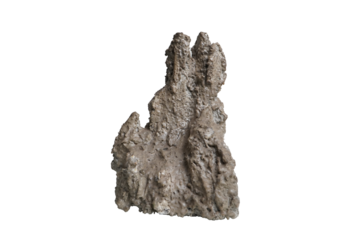 Replika of a large mountain rock png file