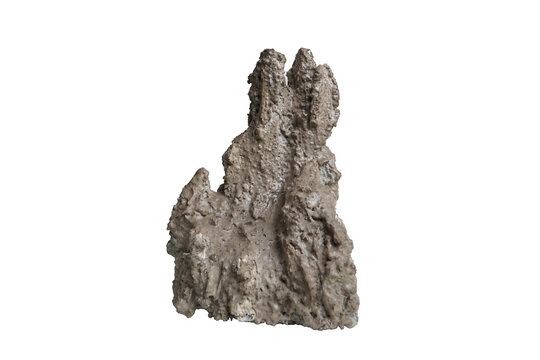 Replika of a large mountain rock png file