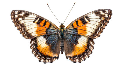 Obraz premium butterfly hypolimnas dexithea isolated on white background