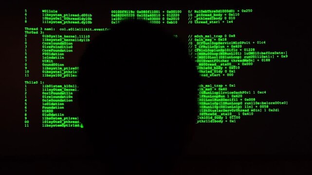 Man sitting in front of an ultrawide screen and coding