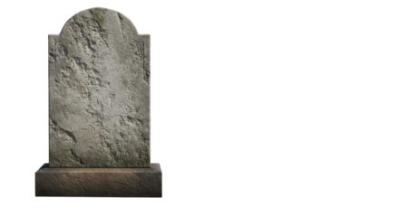 Isolated Simple Gravestone