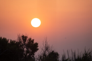 Obraz premium sunset in the mountains