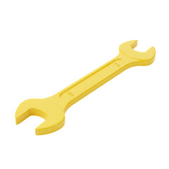 Yellow Wrench: Tool, Repair, Maintenance, Spanner, Equipment