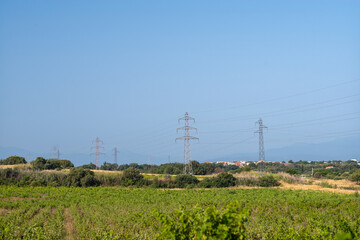 high voltage power lines