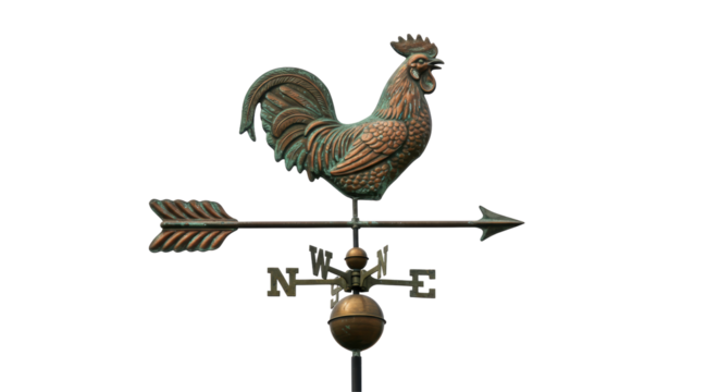 Isolated Weather Vane