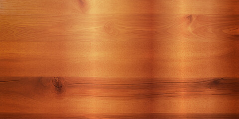 Gleaming High Gloss Brown Wood Planks with a Rich, Deep Hue, Featuring Intricate Natural Textures and a Reflective Finish, Perfectly Capturing the Warmth and Elegance of Vintage-Inspired Wood Surfaces