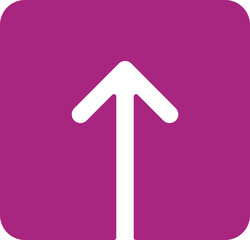 Upload Arrow  Button Fill  Icon