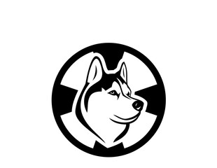 vector illustration of a dog