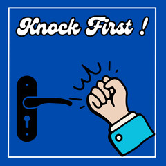 Knock First 001