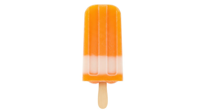 Isolated Orange Popsicle