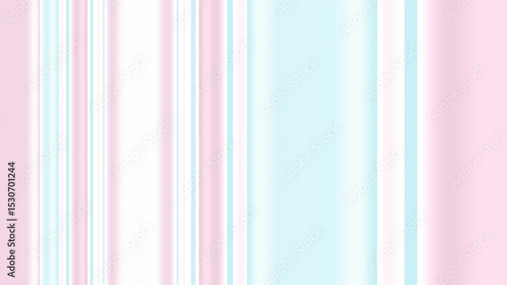 Aufkleber Vibrant pastel stripes pattern – abstract. Loop video with soft colors vertical lines