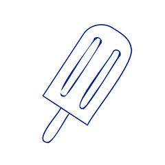 Linear ice pop icon