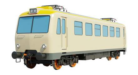 Obraz premium Isolated Electric Train