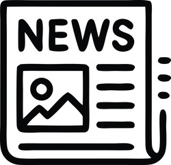 Newspaper Front Page Icon
