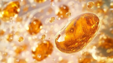 Cellular Structures and Lipid Complexes Illuminated for Advanced Skincare Research Visualization
