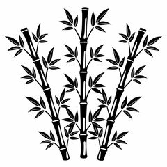 Creative Bamboo Branches Vector Illustration | Elegant Nature Element for Eco-Friendly and Asian-Themed Designs