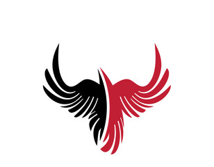 eagle with wings