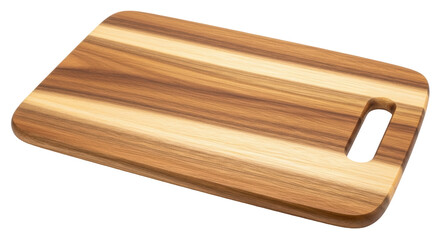 Isolated Wooden Cutting Board