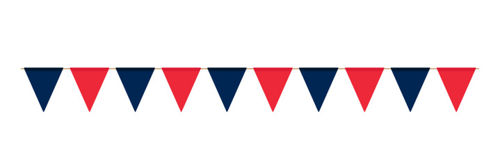 Obraz premium flag bunting france bastille day july 14