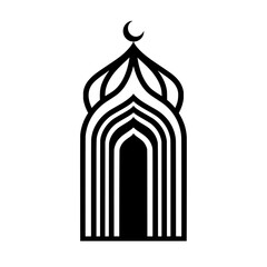 Modern Minimalist Mosque Dome