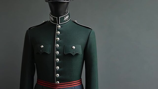 irish guards ceremonial uniform video
