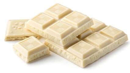 Indulgent White Chocolate Pieces with Segmented Design – Ideal for Baking, Snacking, and Confectionery Creations.
