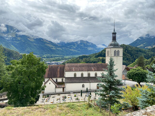 Fototapeta premium Town Gruyères, Switzerland