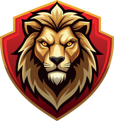 Cartoon Lion Mascot  – Vector Illustration