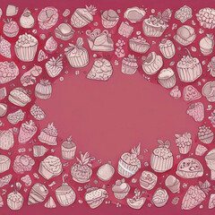 seamless pattern with flowers