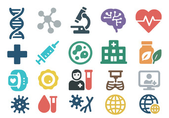 Medical and Health Icon Variety Set