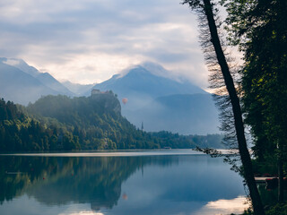 lake in the mountains
