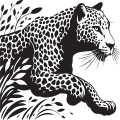 leopard vector