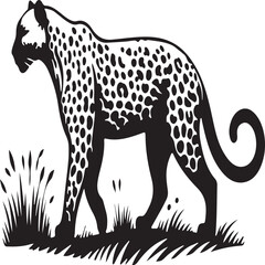 leopard vector