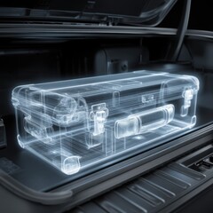 Bluetooth Tracker Inside Luggage Compartment Tracking