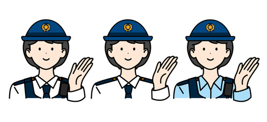 女性警察官 制服3セット2 こちら