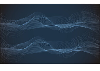 abstract blue wave background Dark Abstract Wave Background with Blue Flow Lines and Digital Motion Texture new 2025 trendy unique