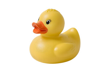 Fototapeta premium Yellow rubber duck, close-up