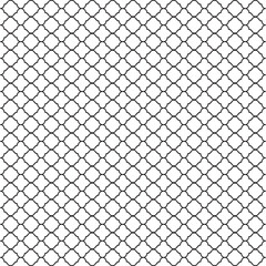 Abstract black and white Islamic pattern, geometric pattern. Modern vector illustration for greeting card, cover, flyer, wallpaper. Abstract texture ornament design, repeating tile