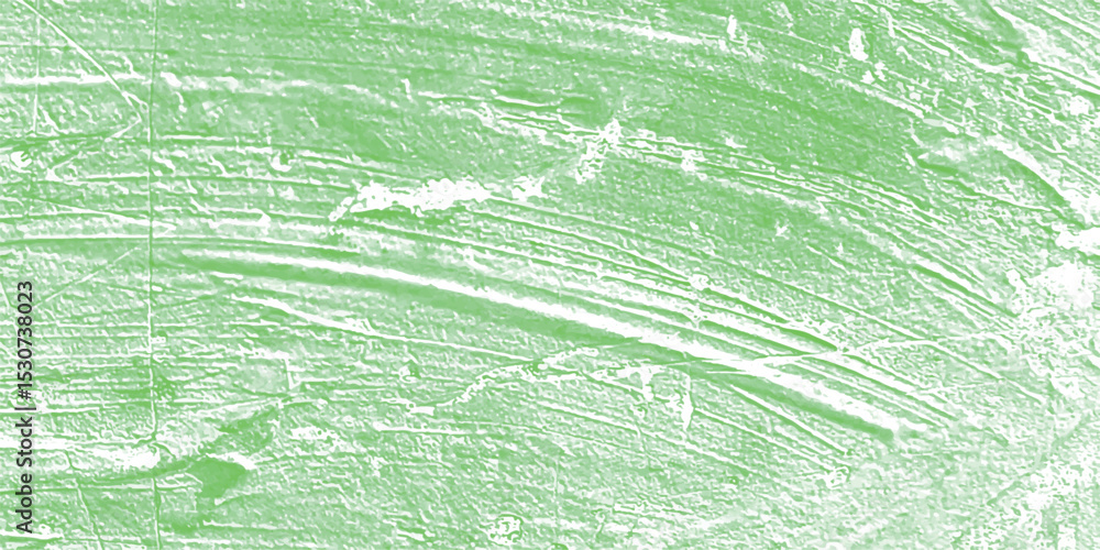 Poster abstract textured background in shades of green with rough brushstroke effect for design elements
