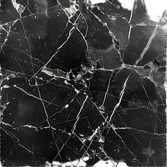 Black marble texture cracked surface background design