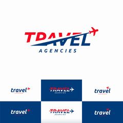 Travel agency  design with plane graphic.