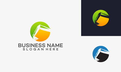 Simple Excavator Logo designs concept