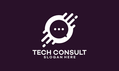 tech Consult logo designs concept