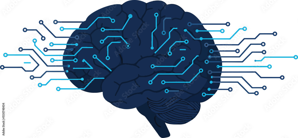 Poster human brain circuitry exploring the neural networks of cognition