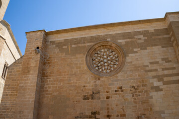 Valderrobres Castle and Santa María la Mayor Church in Teruel, Spain, medieval Spanish architecture